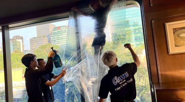 Dán phim cách nhiệt nhà kính Khách sạn 5 sao Sài Gòn | Hotel Des Arts Saigon