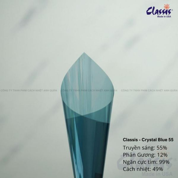 Phim cách nhiệt Classis – Crystal Blue 55
