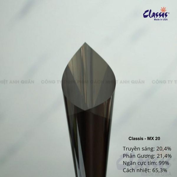 Phim cách nhiệt Classis – MX 20
