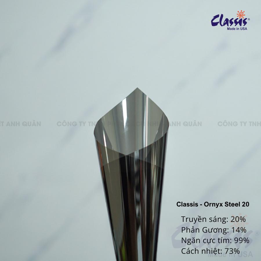 Phim cách nhiệt Classis – Onyx Steel 20