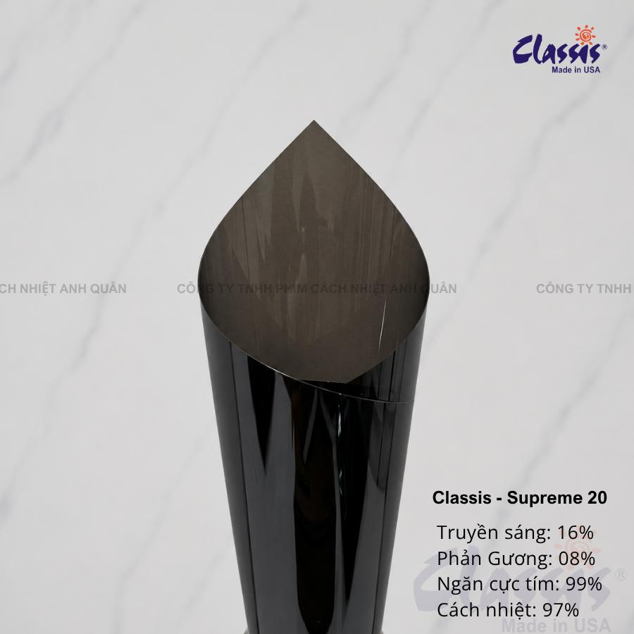 Phim cách nhiệt Classis – Supreme 20 Phim cách nhiệt Classis – Supreme 20